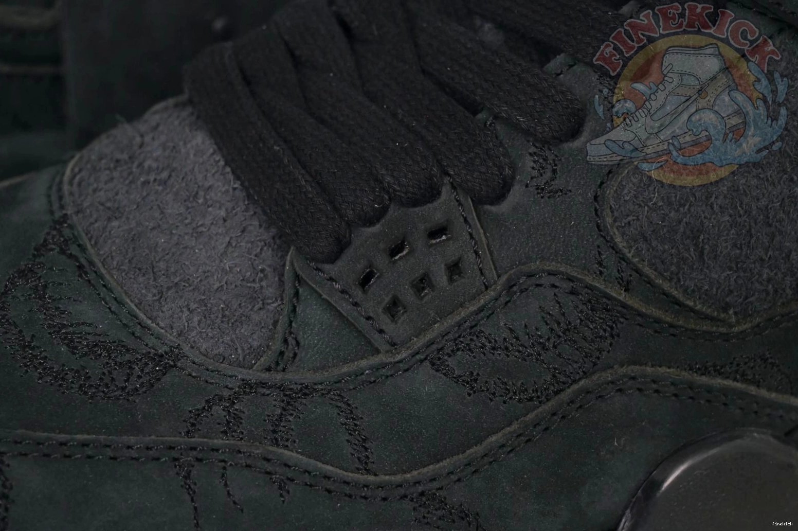 black kaws Jordan Air 4 Jordan 0217